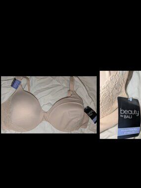 NWT Beauty by Bali Convertible Straps Underwire Womens Bra Sz 42C